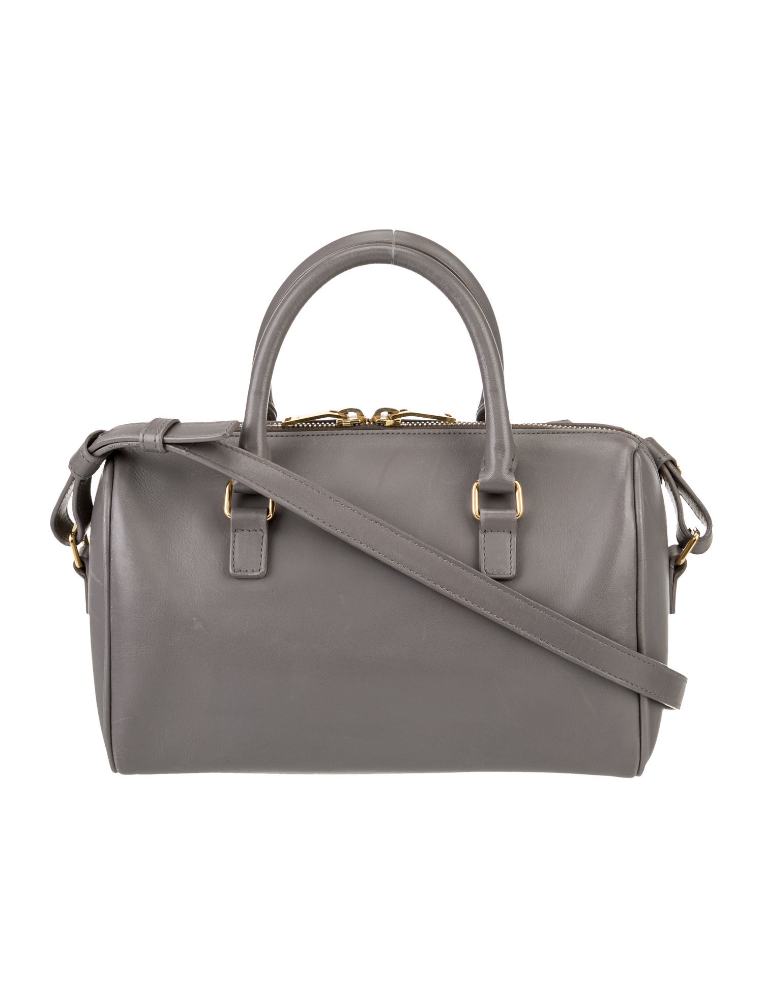 Saint Laurent Leather Classic Duffle Baby